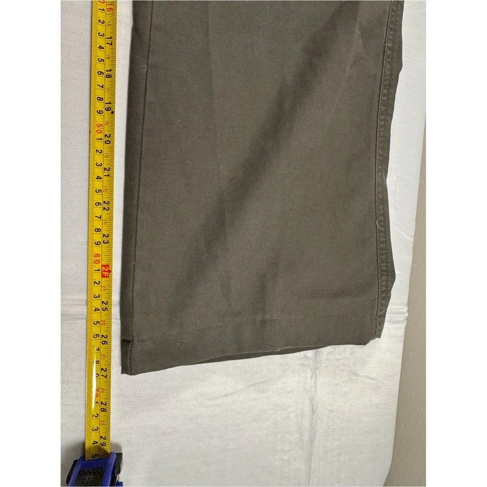Columbia Omni-Shield Mens 34x32 Olive Green Cotton Canvas Cargo Utility Pants